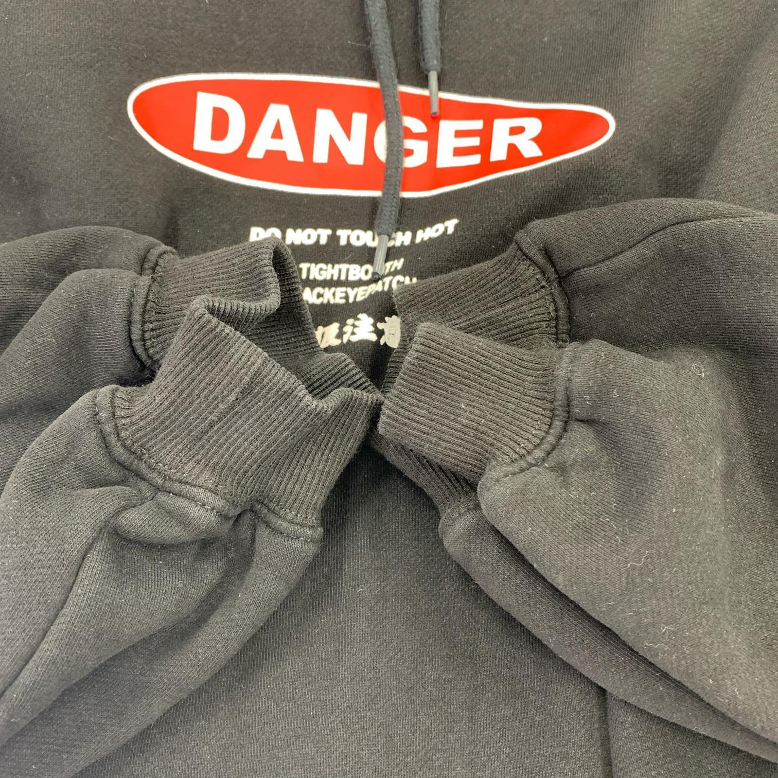 パーカー ×Black Eye Patch DANGER LABEL HOODIE XL ブラック