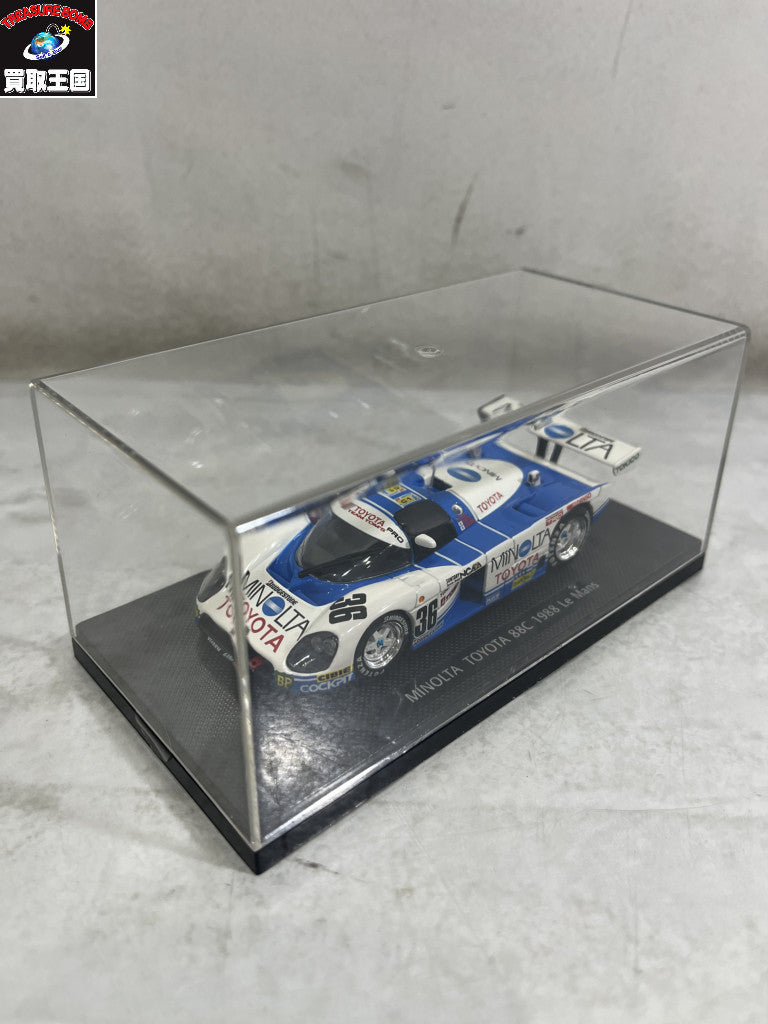 エブロ 1/43 ミノルタ トヨタ 88C 1988 スケールカー