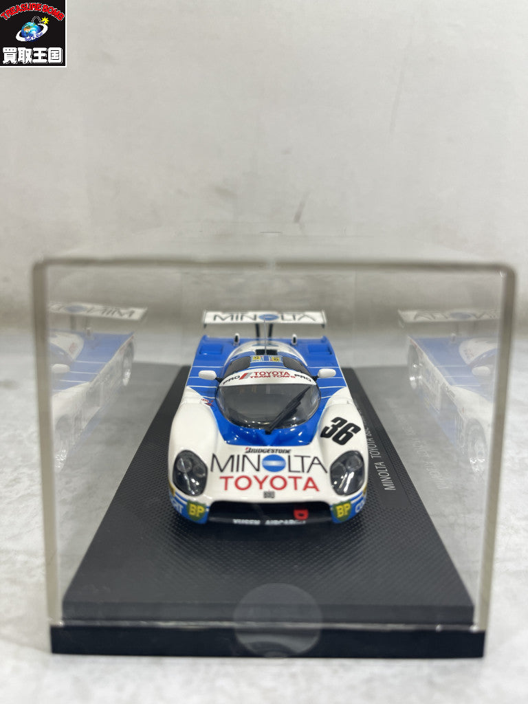 エブロ 1/43 ミノルタ トヨタ 88C 1988 スケールカー