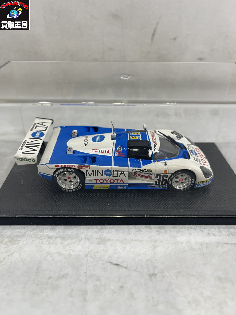 エブロ 1/43 ミノルタ トヨタ 88C 1988 スケールカー