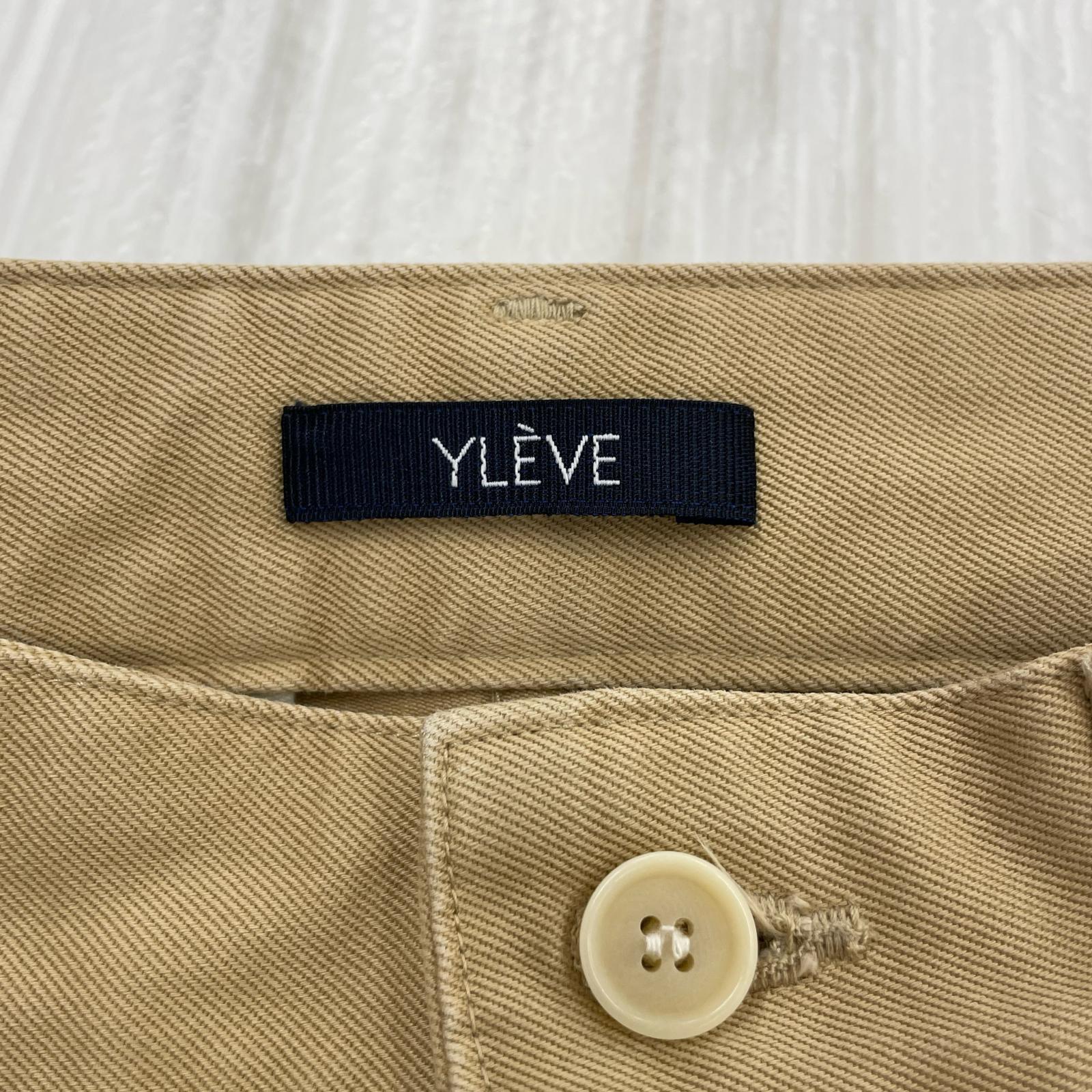 パンツ YLEVE ツータックパンツ BEG 0 ベージュ