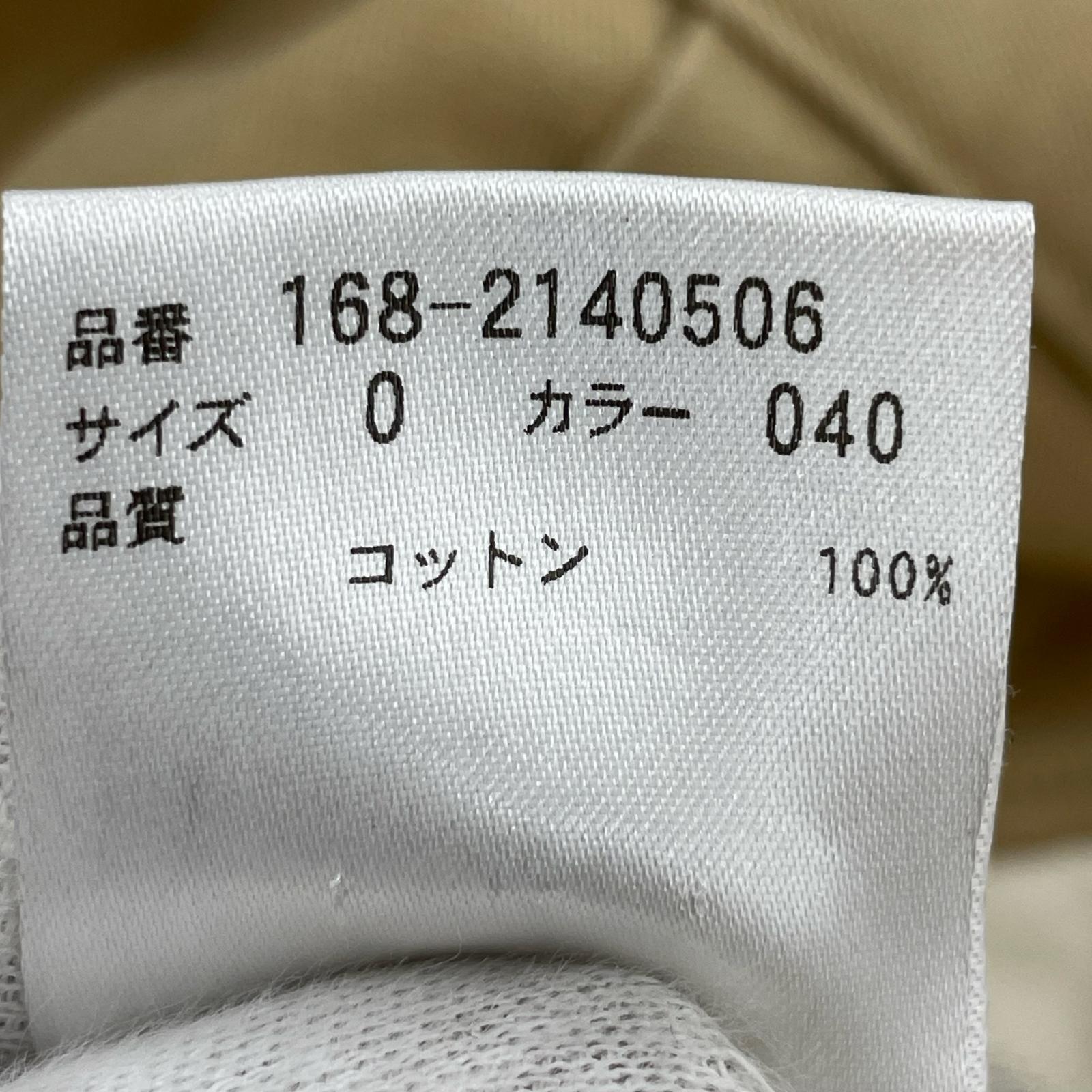 パンツ YLEVE ツータックパンツ BEG 0 ベージュ