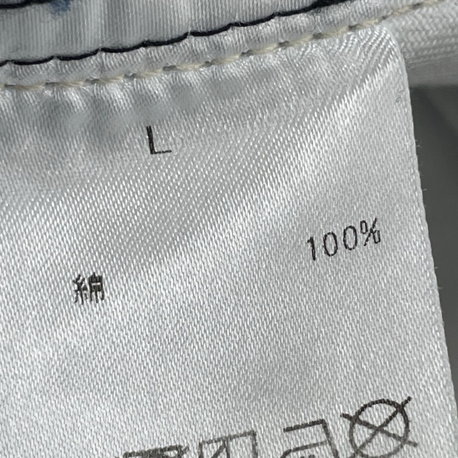 デニムパンツ ヒッコリー デニムパンツ L L ネイビー