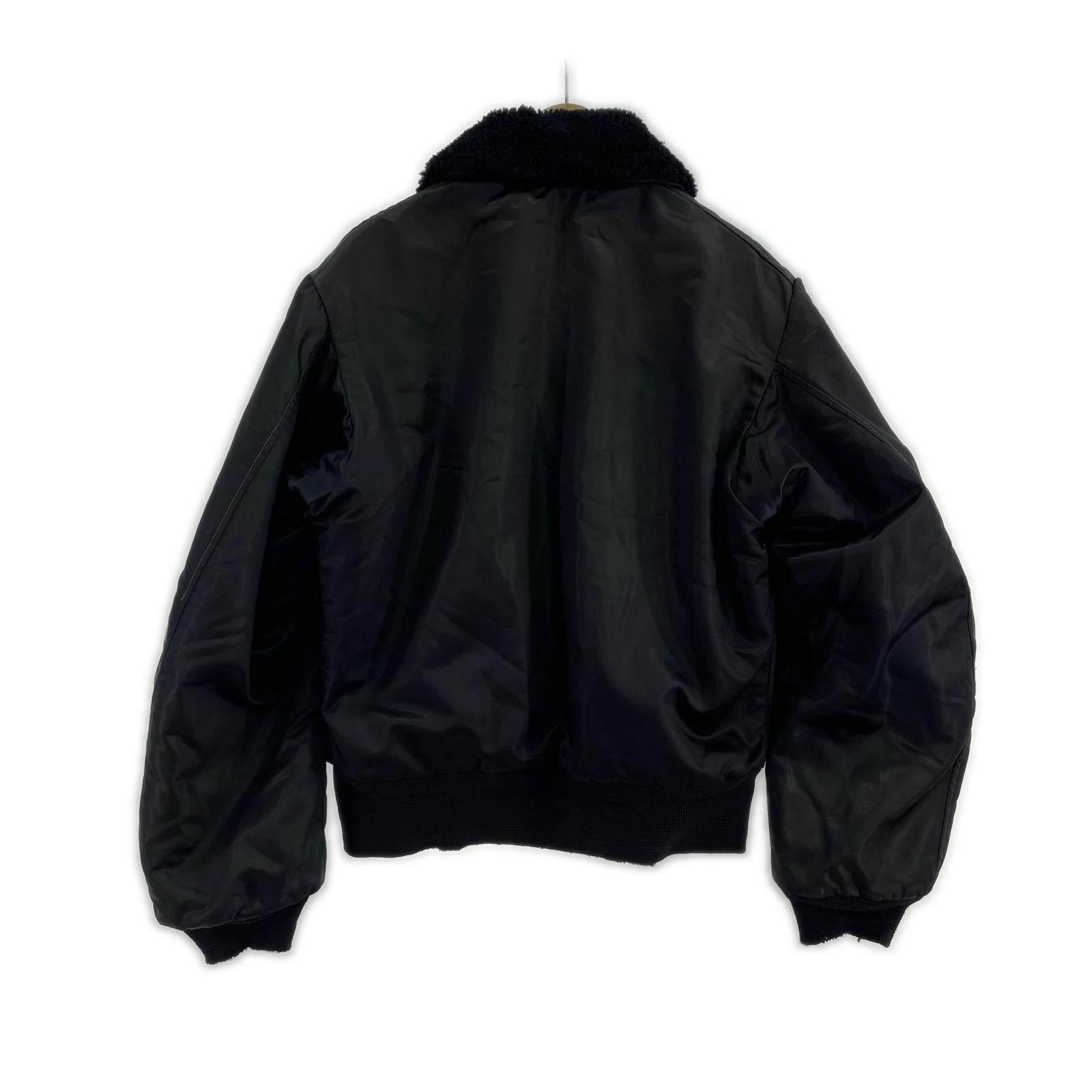 ジャケット 60s頃 B-15タイプ民間品 フライトジャケット ネイビー