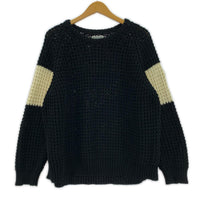 ニット WAFFLE KNIT S ブラック