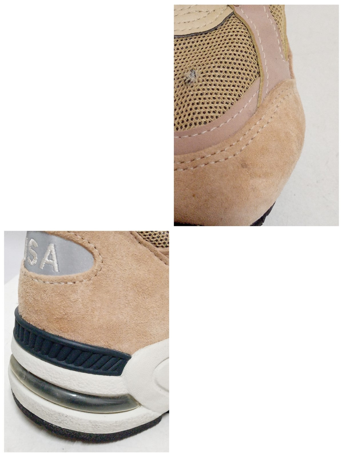 スニーカー KITH × New Balance 990V2 "Tan" M990KS2-27.0 27cm (US9 UK8 1/2 EU44) ブラウン