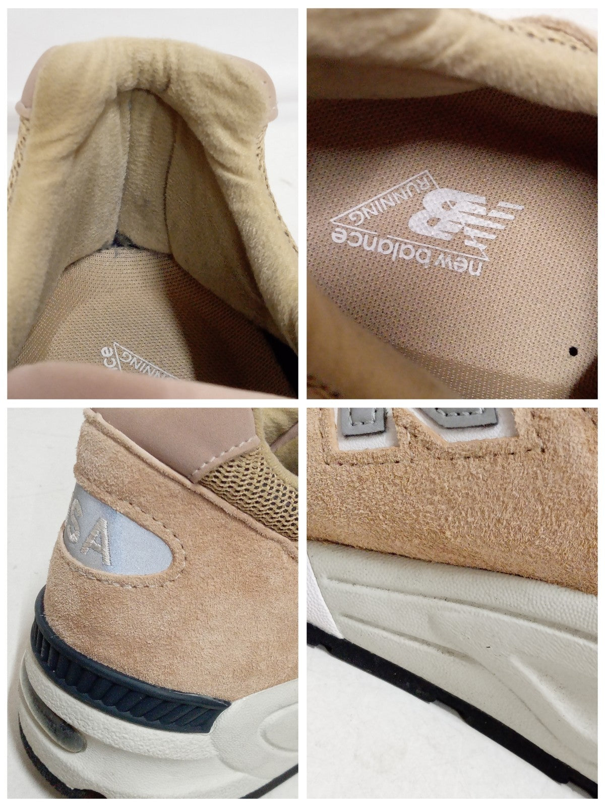 スニーカー KITH × New Balance 990V2 "Tan" M990KS2-27.0 27cm (US9 UK8 1/2 EU44) ブラウン