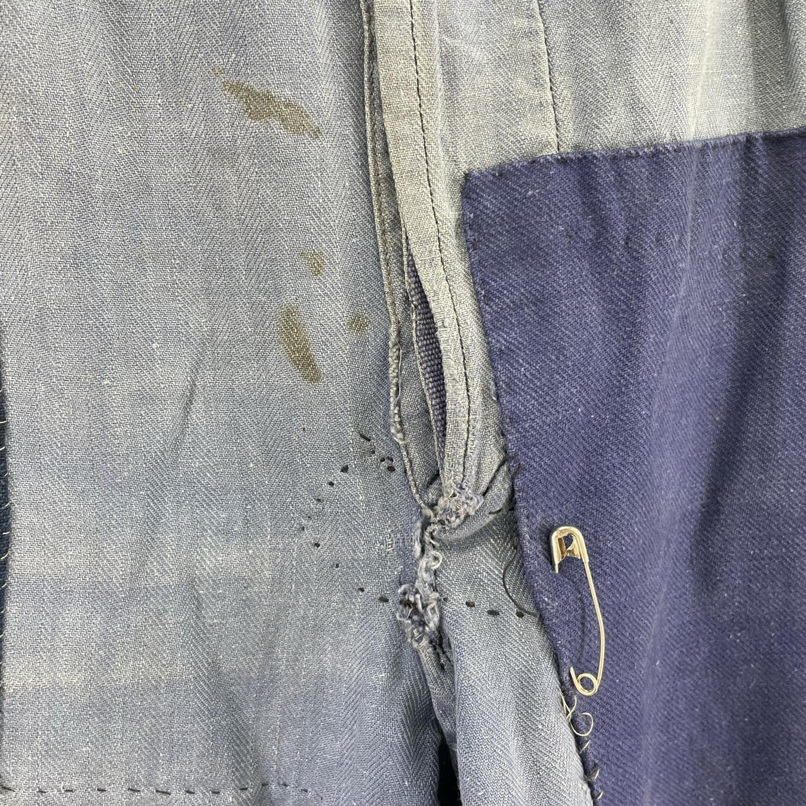 パンツ ~50s French CottonTwill Patch Work Pants ブルー