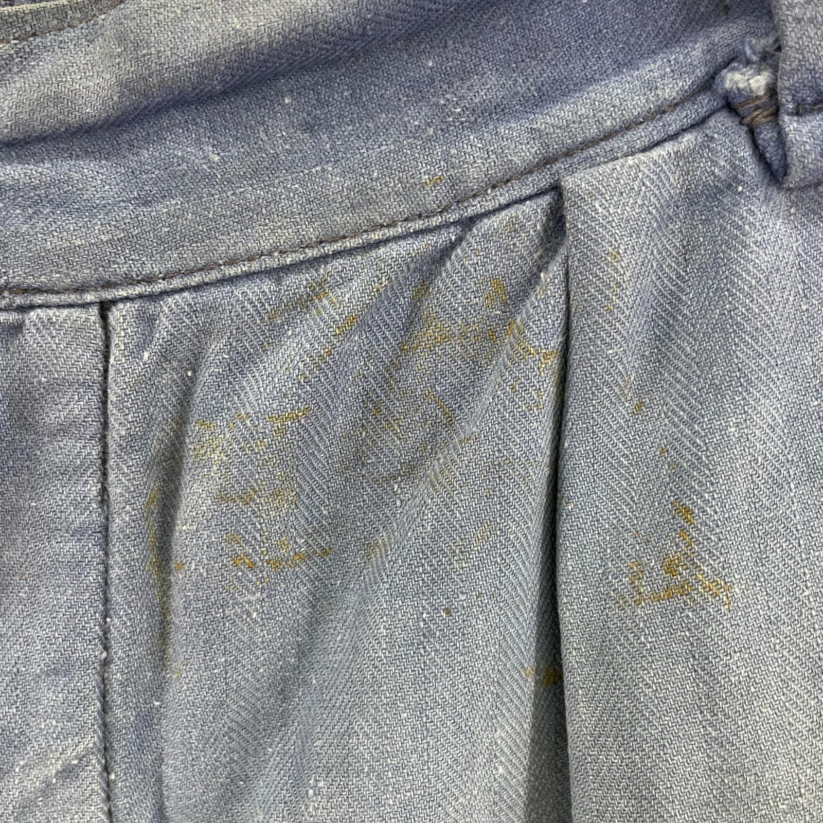 パンツ ~50s French CottonTwill Patch Work Pants ブルー