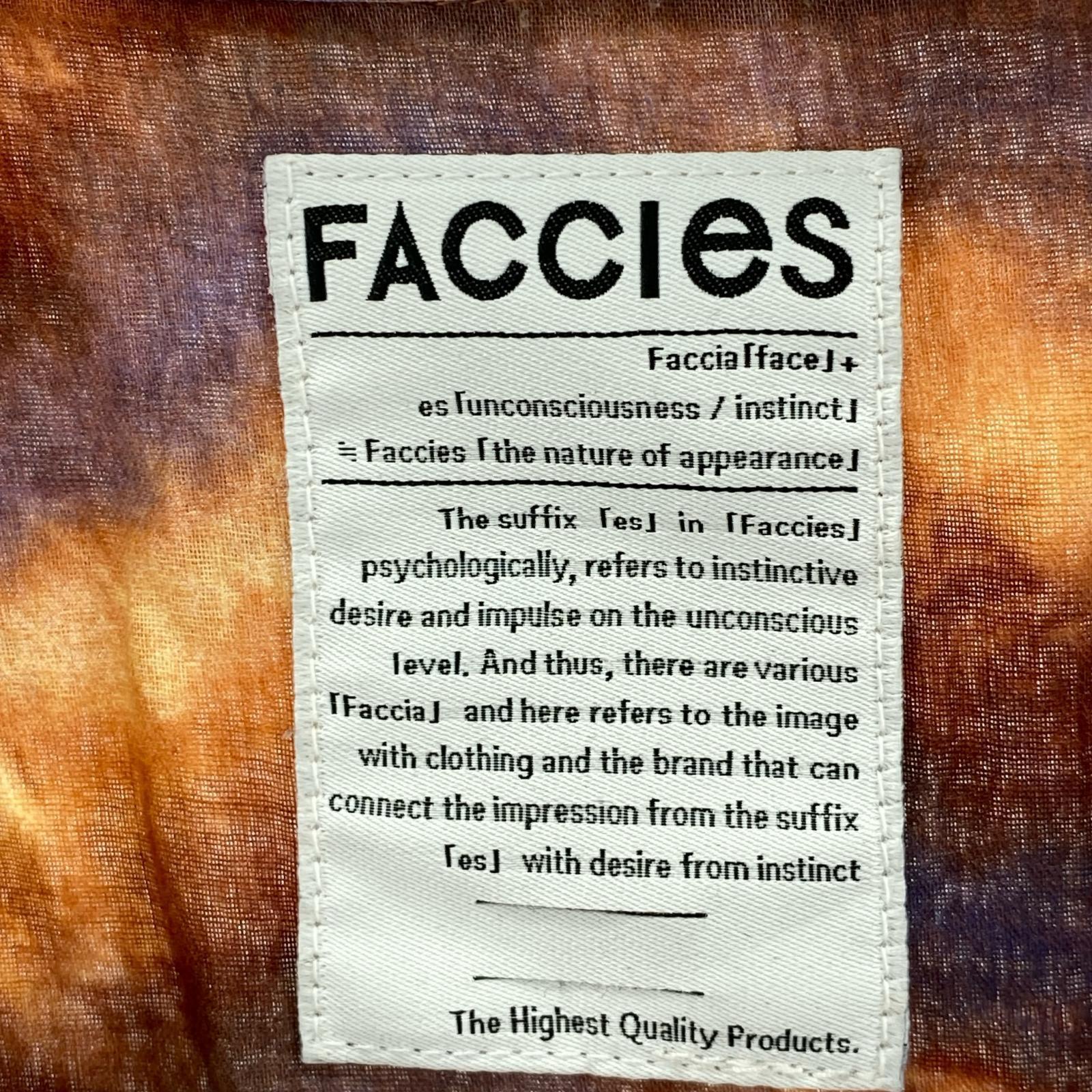 半袖シャツ FACCIES Tiedye Vintage SH RED F22S03010 (2) 2