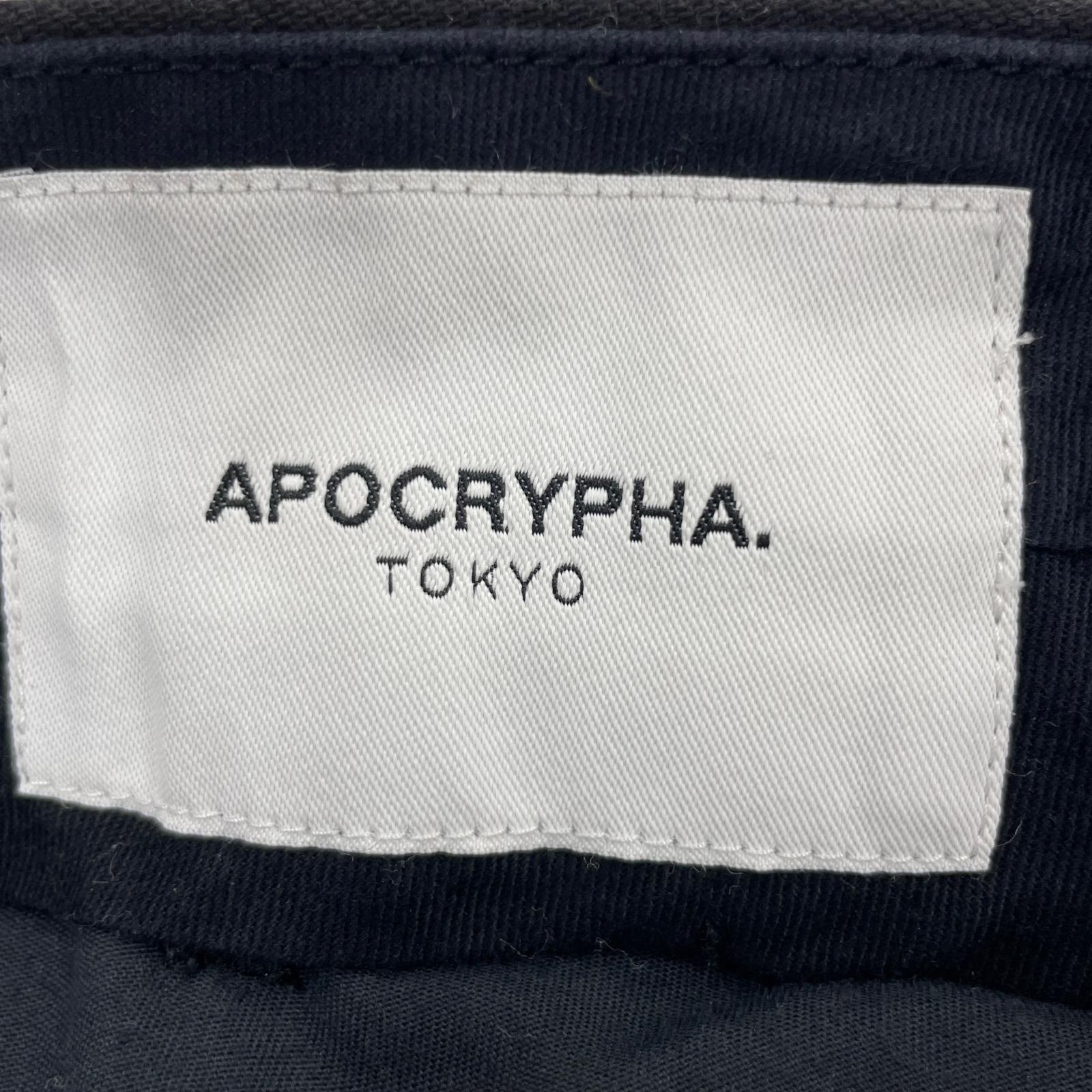 パンツ AZUMA×APOCRYPHA 2タックワイドパンツ 22AH-PT-02 黒 (-1) 2 ブラック