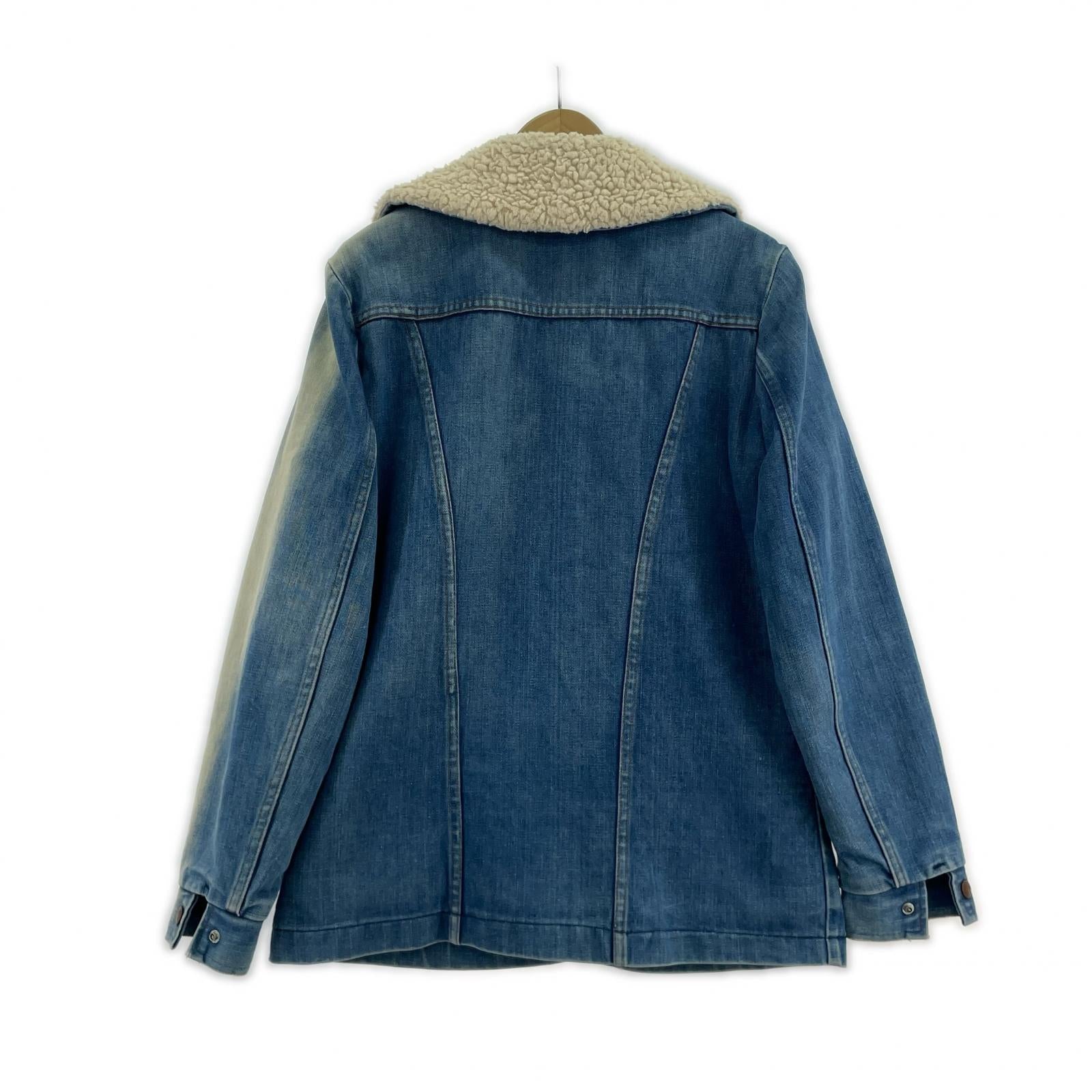 デニムジャケット Wrangler USA製 ボアデニムジャケット S ブルー