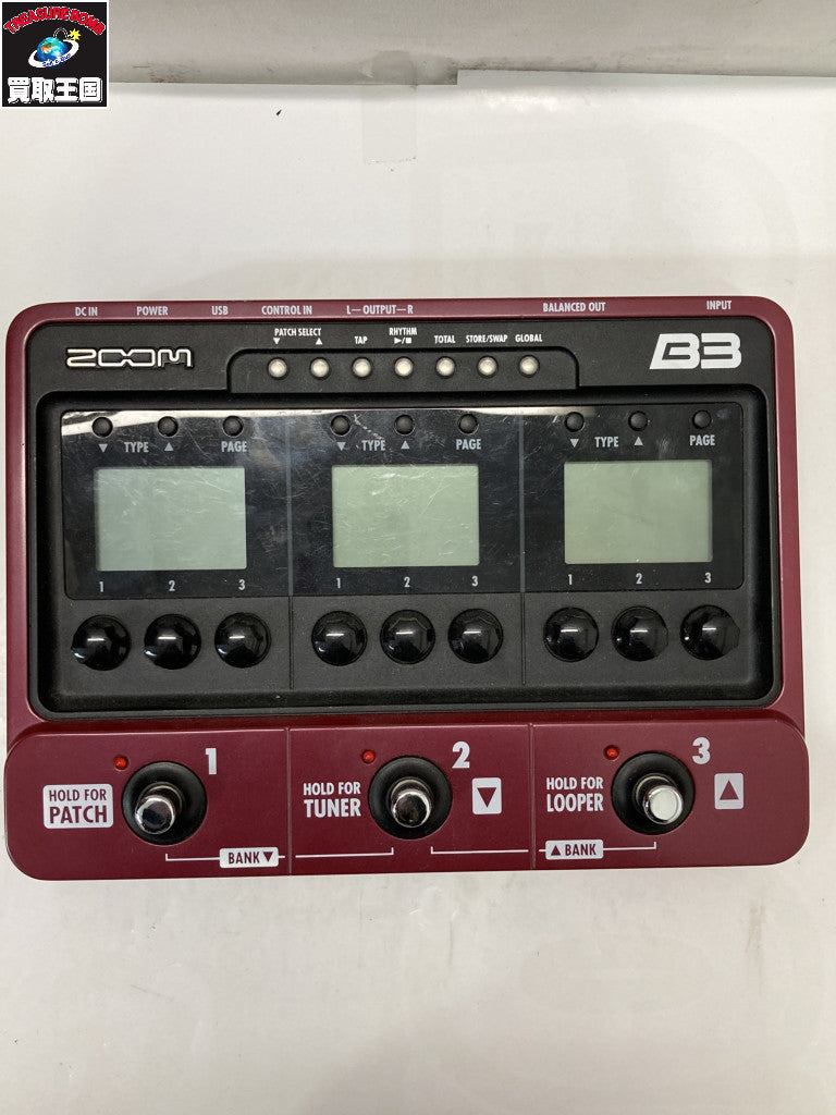 ZOOM B3 マルチエフェクター B3 楽器アクセサリー