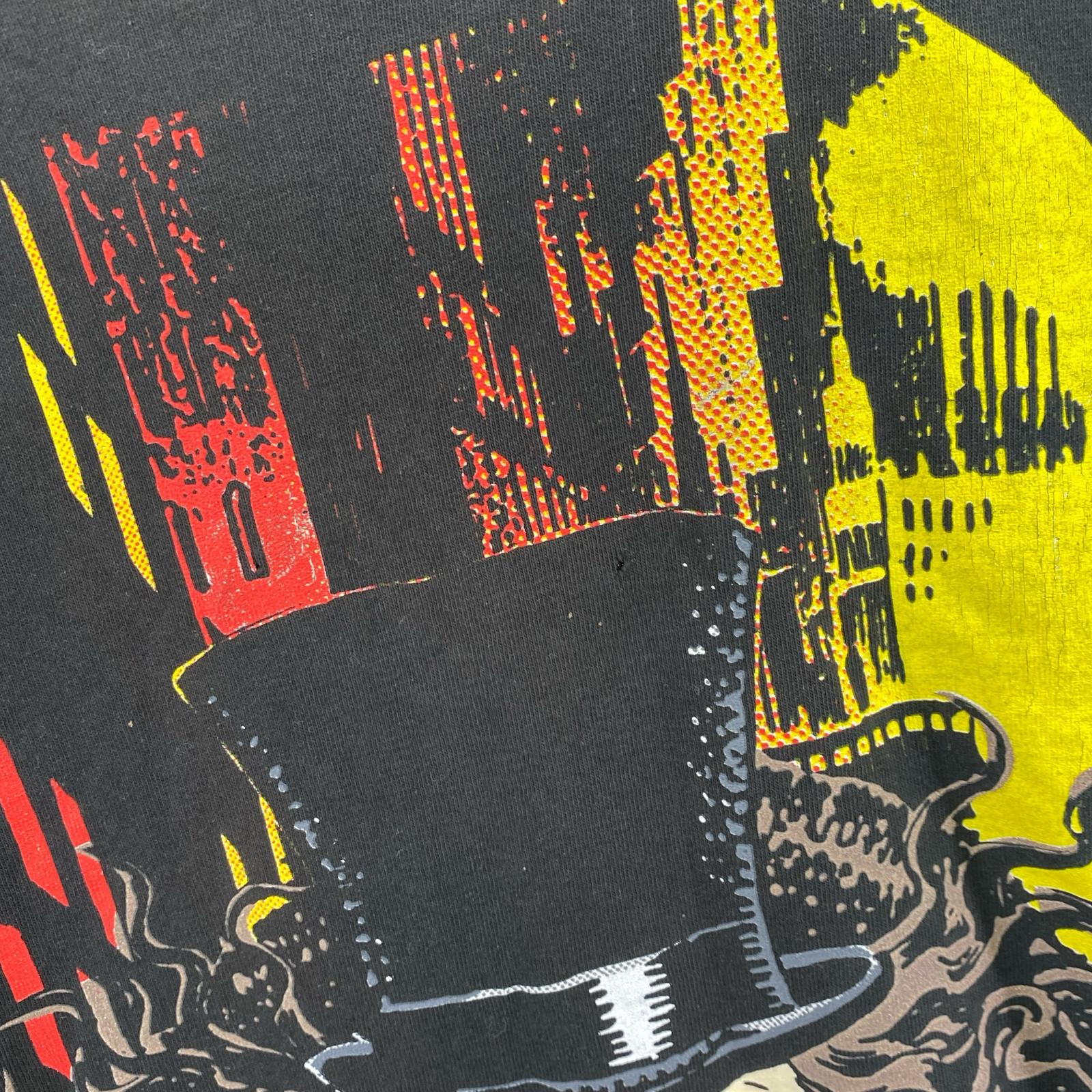半袖Tシャツ 90s イタリア製 BATMAN ビッグプリントTee (XL) 黒 ブラック