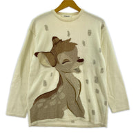 長袖Tシャツ ICEBERG バンビ ニット 38 ホワイト