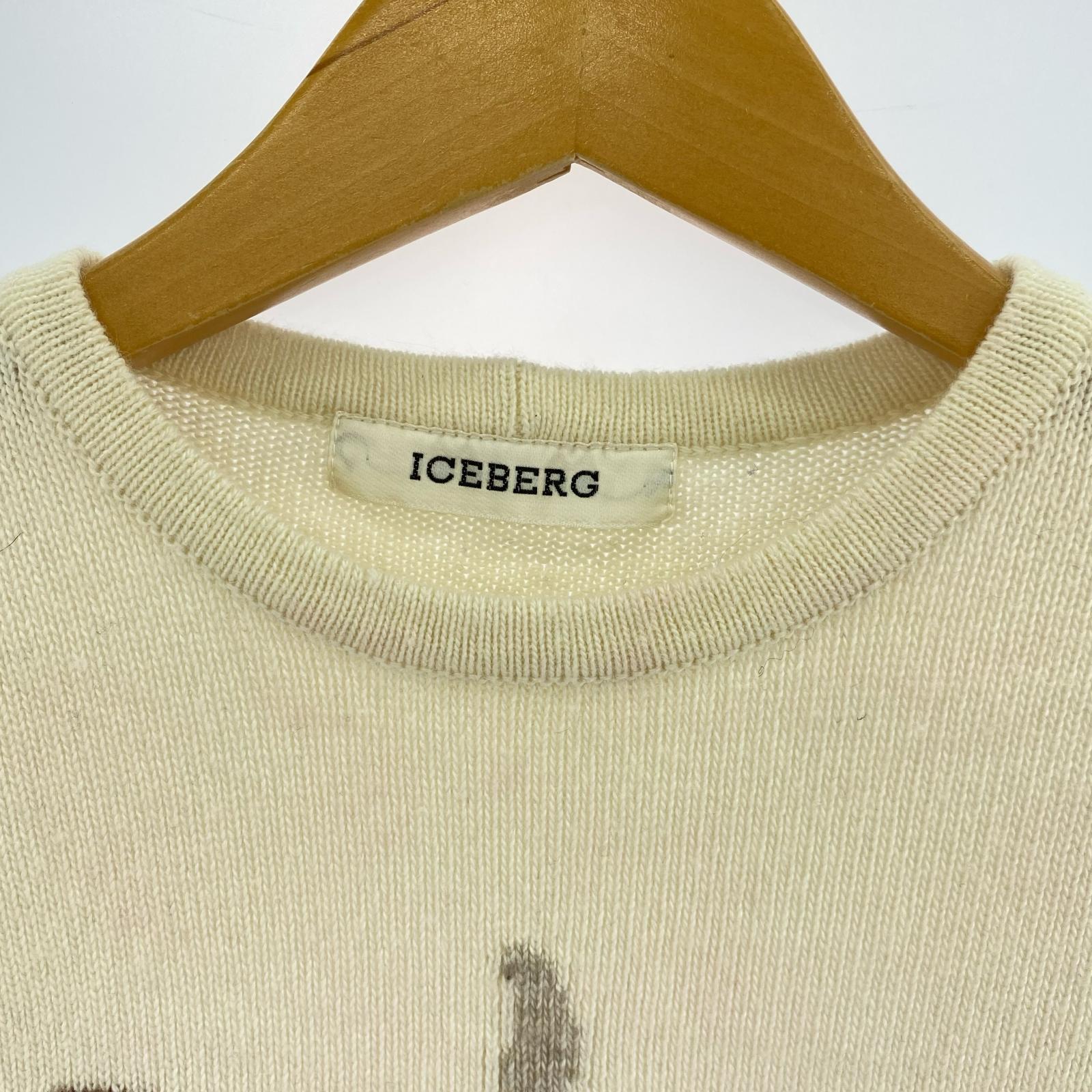 長袖Tシャツ ICEBERG バンビ ニット 38 ホワイト