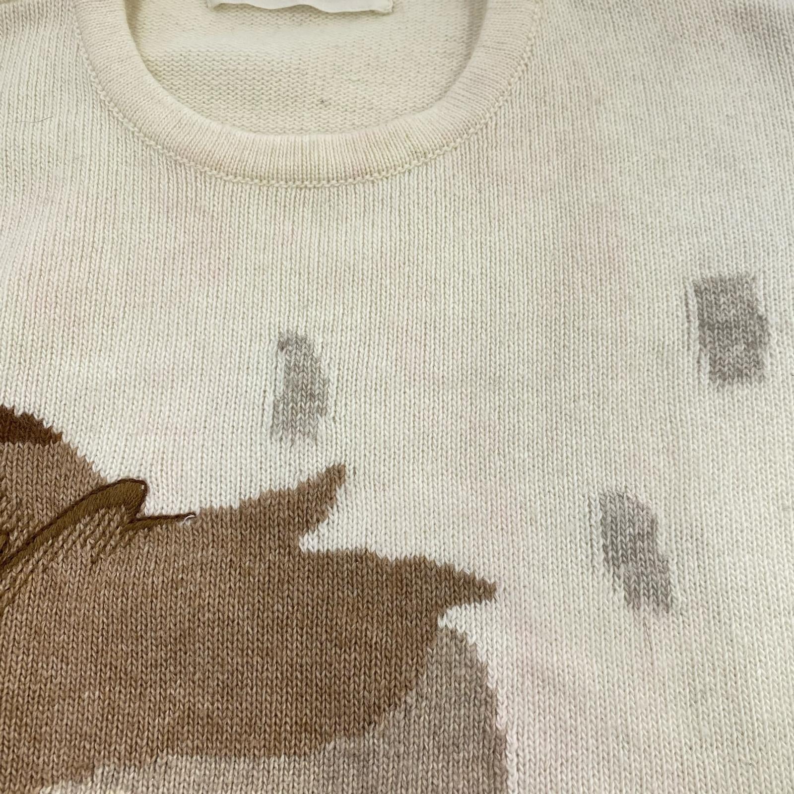 長袖Tシャツ ICEBERG バンビ ニット 38 ホワイト