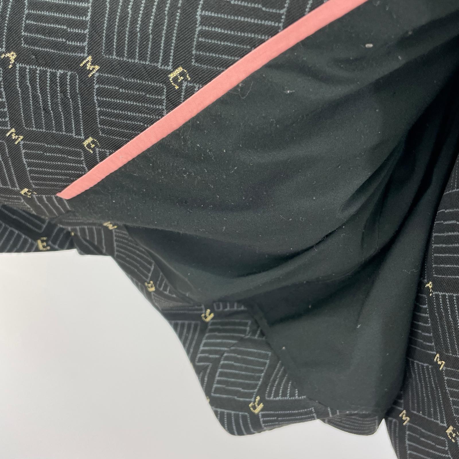 テーラードジャケット GLITTER JACQUARD TAILORED JACKET F 黒 ブラック