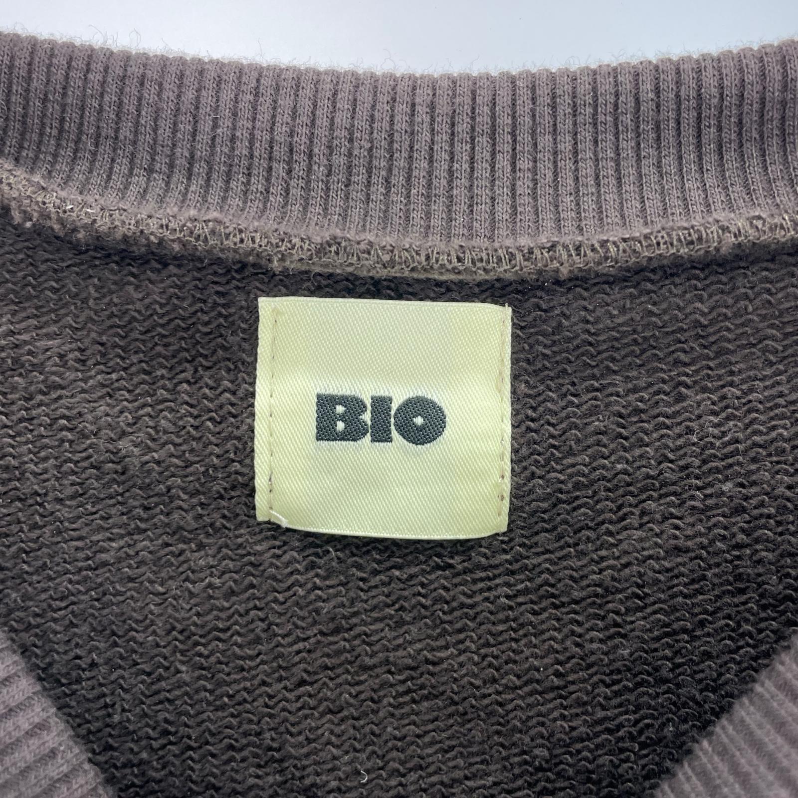 スウェット BIO レイヤードスウェット ブラウン M ブラウン