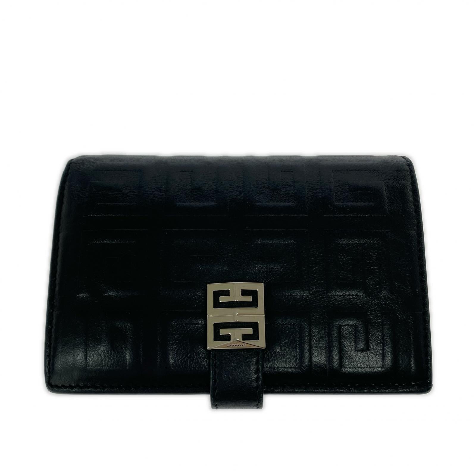 コンパクトウォレット 4Gロゴ コンパクトウォレット ブラック