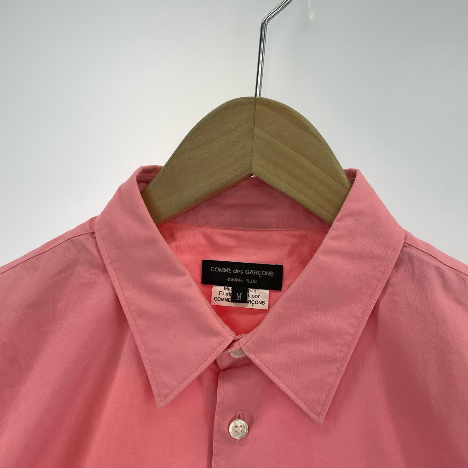 長袖シャツ HOMME PLUS 19SS LSシャツ M ピンク M ピンク