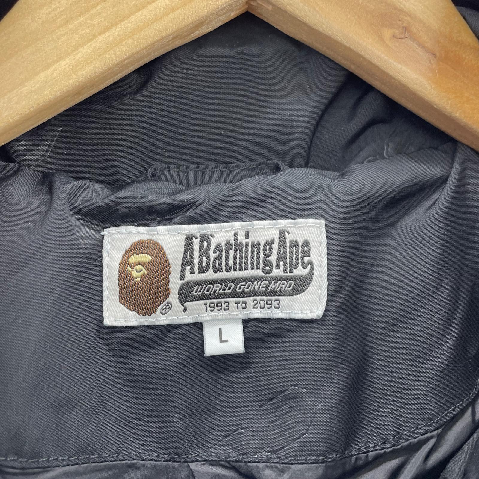 ジャケット BAPE HEXAGRAM TRACK JACKET 黒 (L) L ブラック