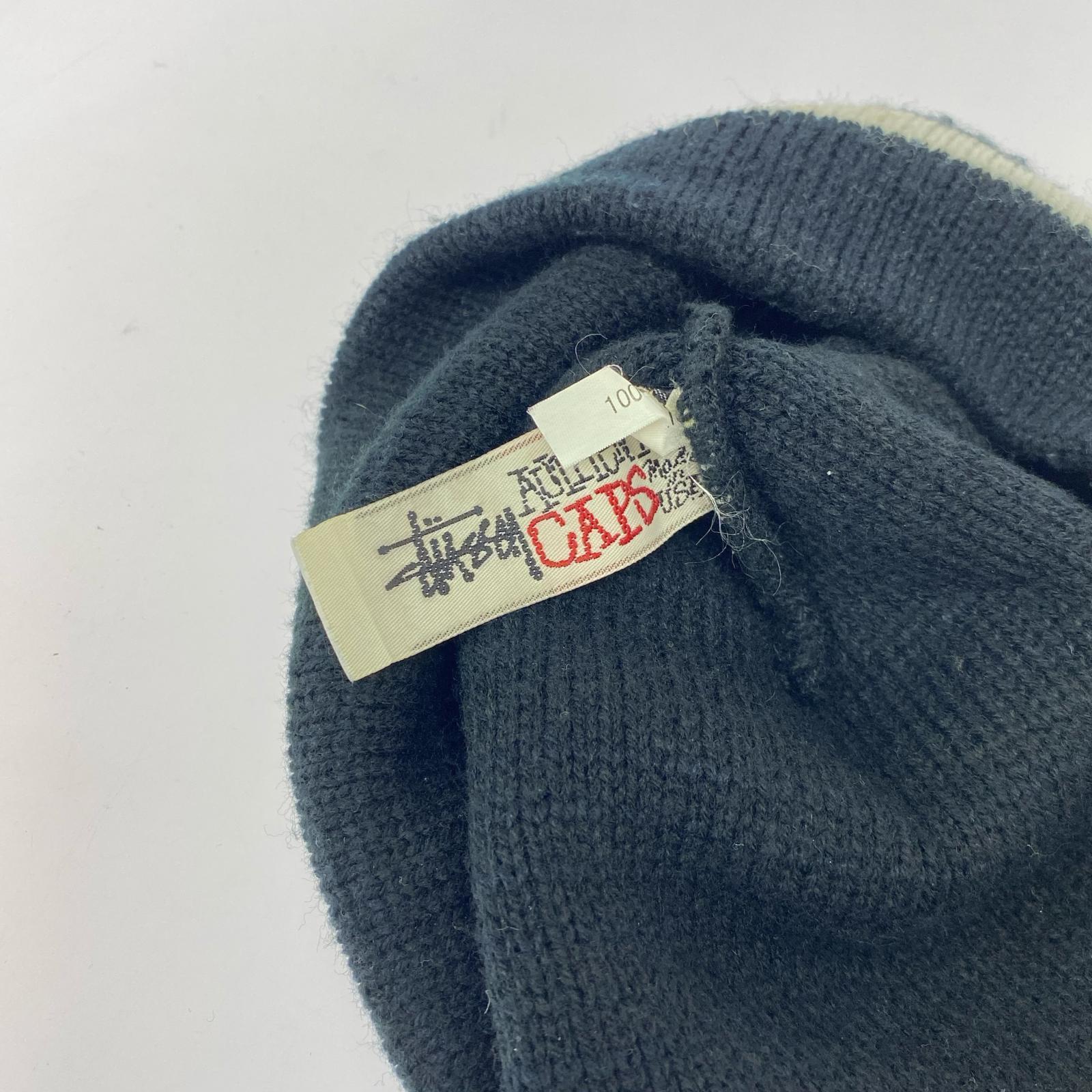 ニットキャップ OLD STUSSY BEANIE BORDER