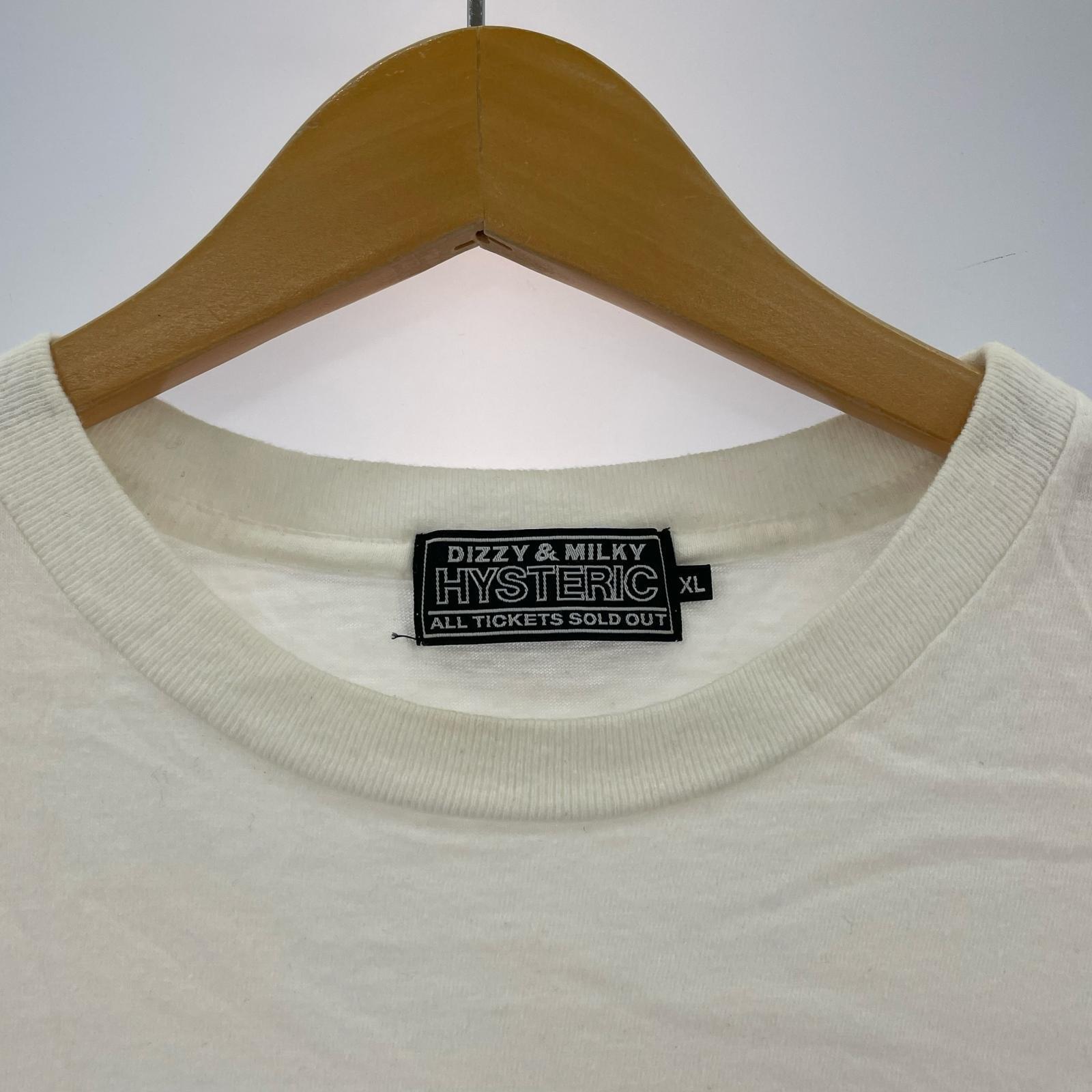 半袖Tシャツ ヒスベア バックプリント 白 (XL) ホワイト