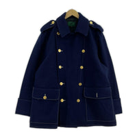 ジャケット JEAN PAUL GAULTIER FEMME JUNIOR GAULTIER ウールハーフコート 48 ネイビー