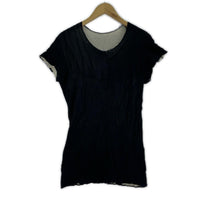 半袖Tシャツ M.A+ ニットTシャツ ブラック