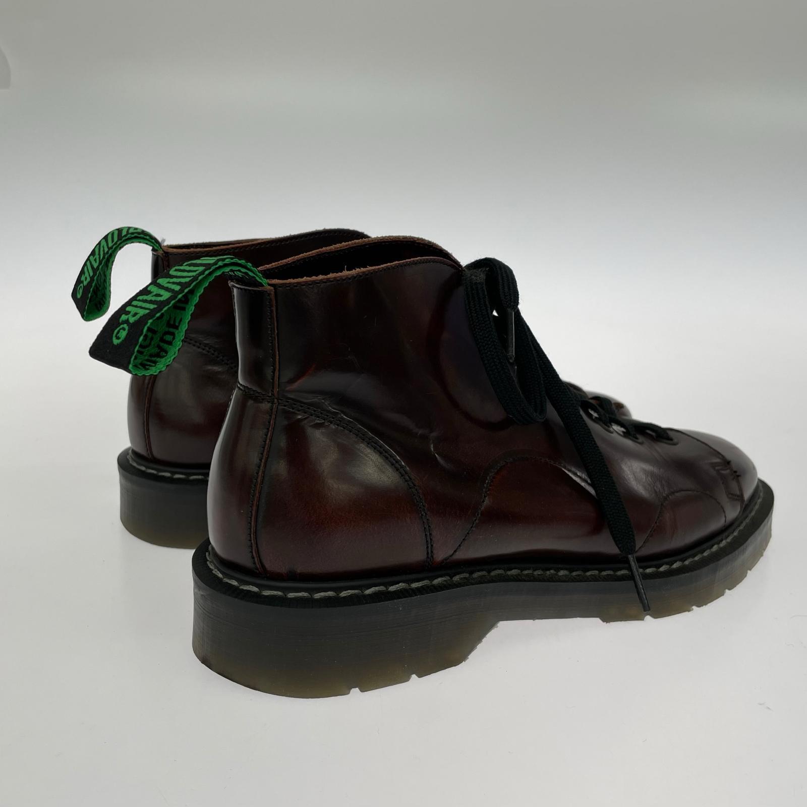 ブーツ SOLOVAIR MONKEY BOOTS モンキーブーツ ボルドー サイズ7 ブラウン