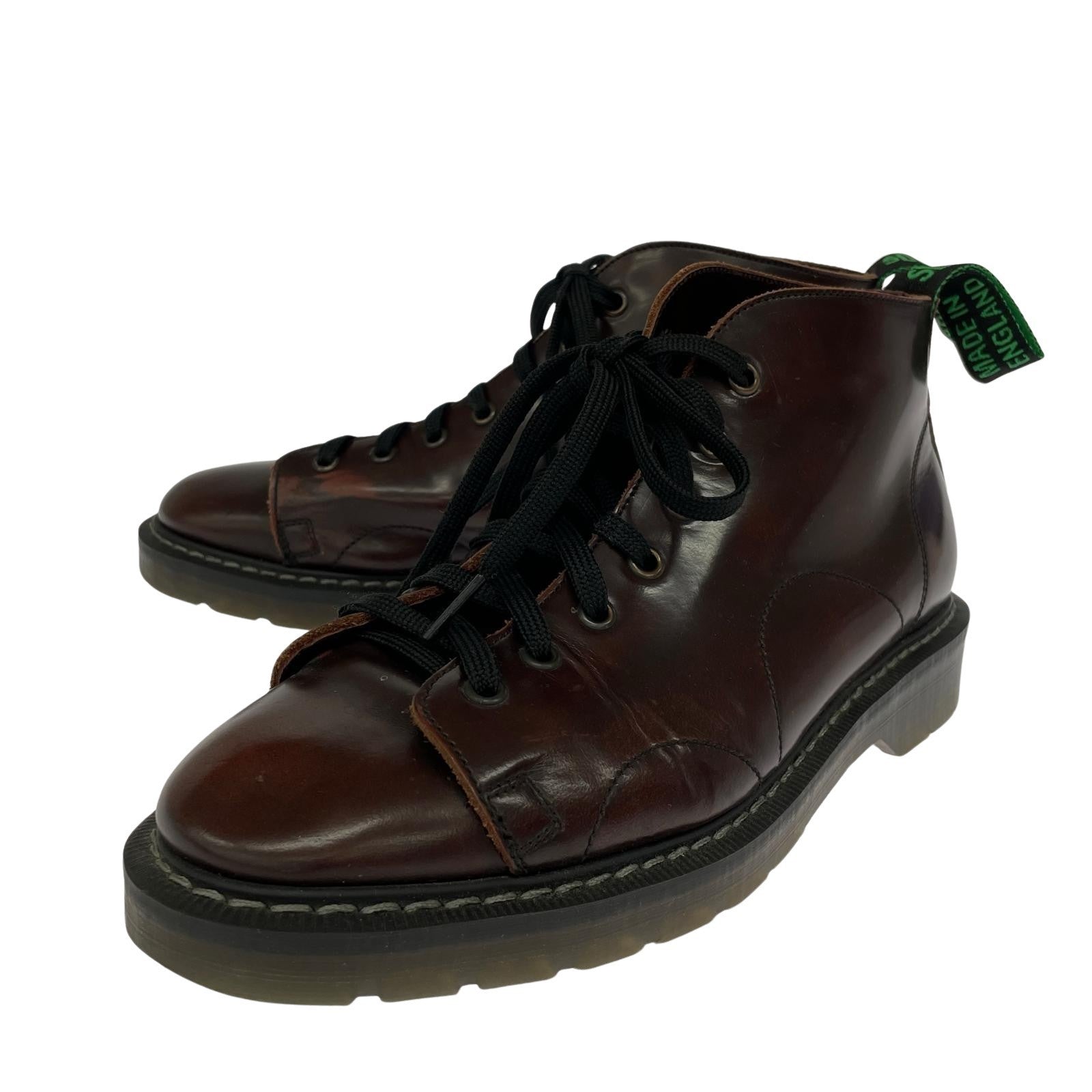 ブーツ SOLOVAIR MONKEY BOOTS モンキーブーツ ボルドー サイズ7 ブラウン