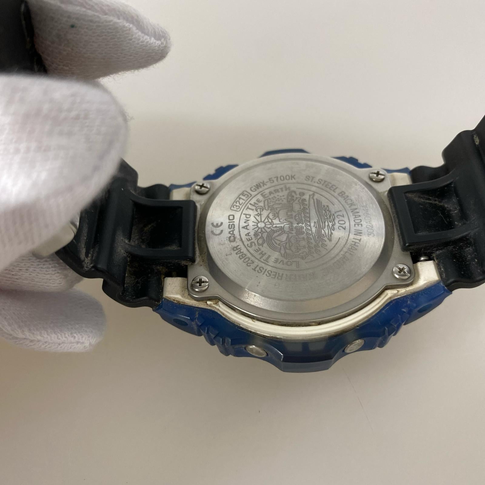 腕時計 G-SHOCK イルカクジラ GWX-5700K-2JR ブルー