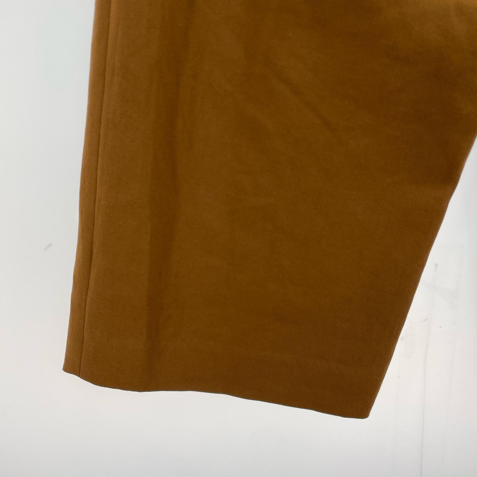 パンツ URU 21AW C/GABARDINE 2 TUCK PANTS 21FCG04 キャメル (2) 2