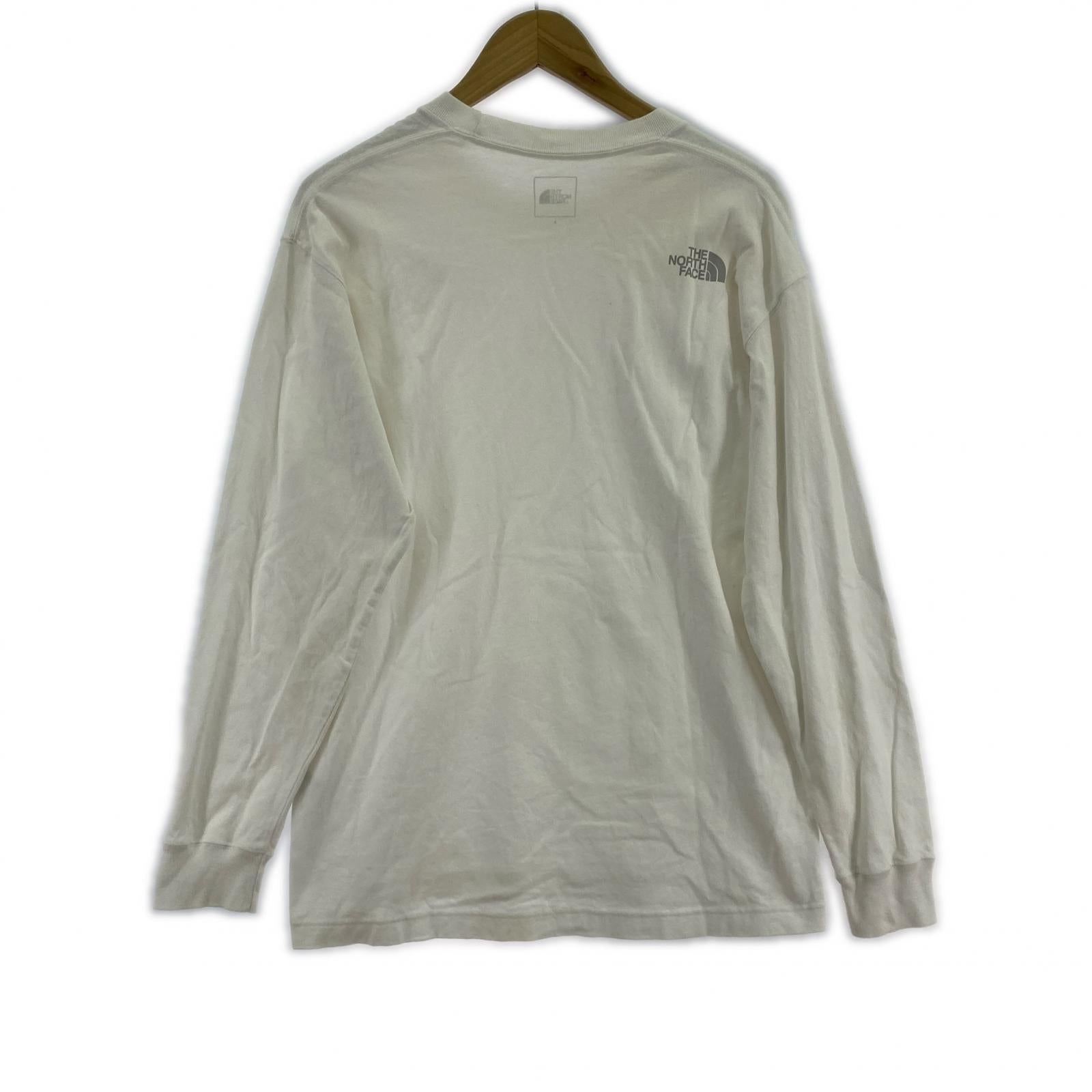長袖Tシャツ ロングスリーブフラワーロゴティー/ホワイト S ホワイト