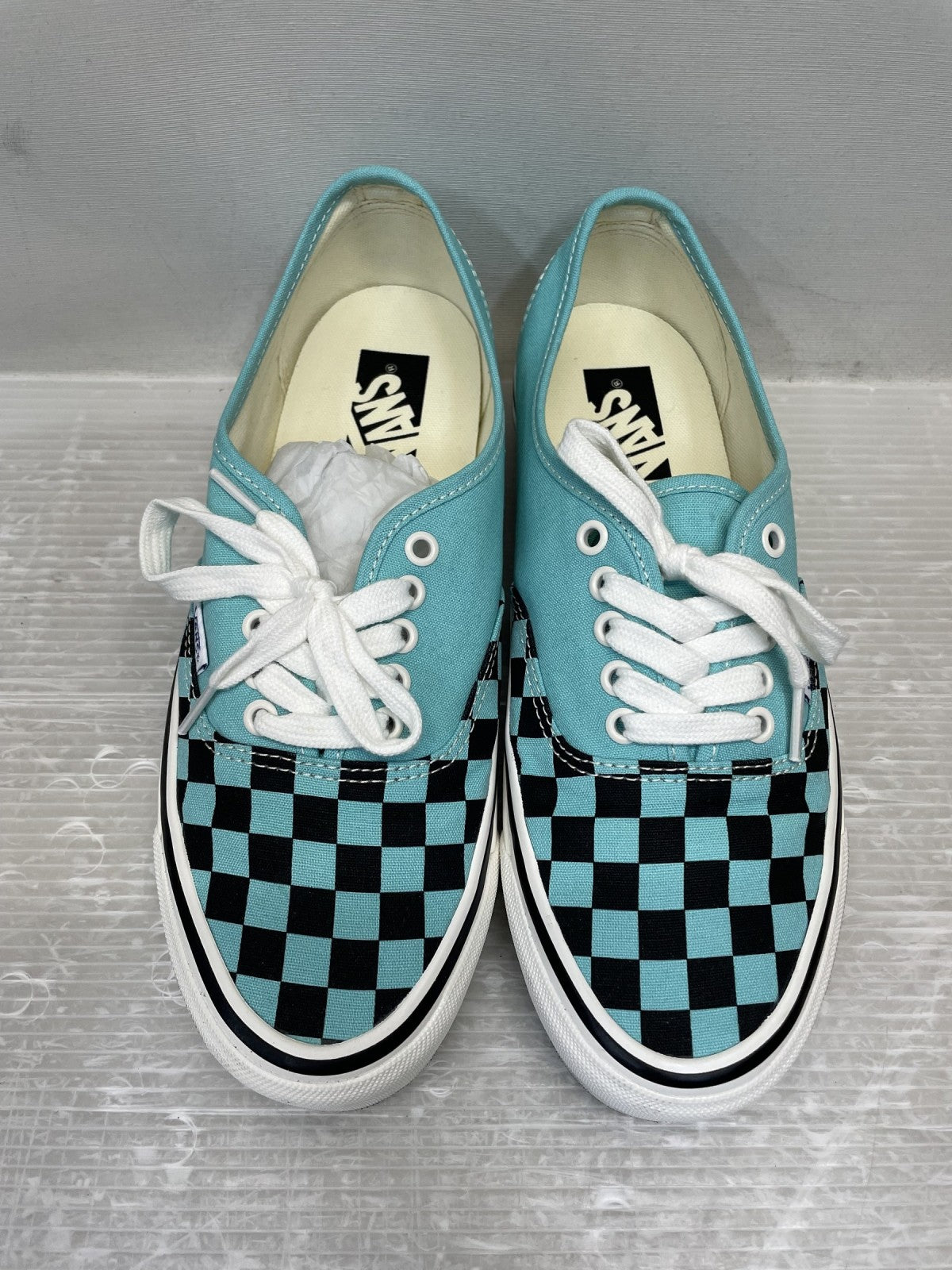 スニーカー VANS×WACKO MARIA PREMIUM AUTHENTIC 44 LX 26.5 ターコイズ