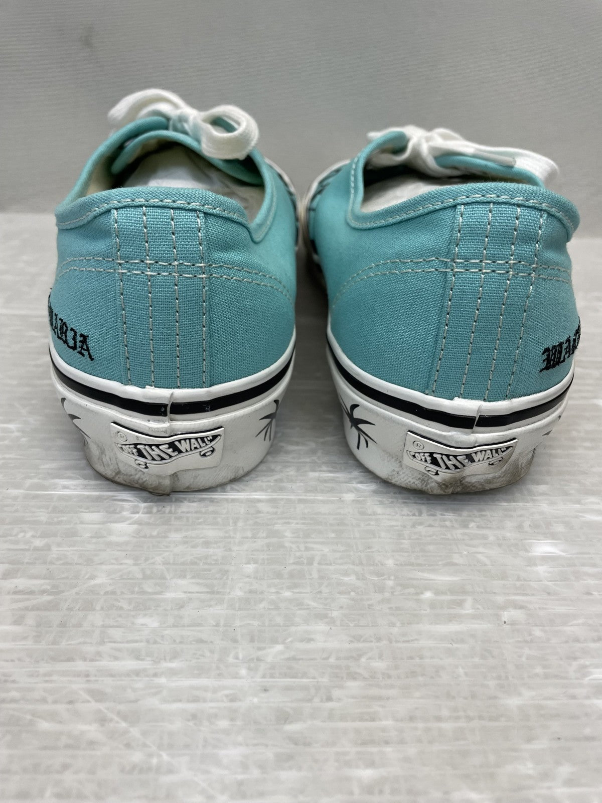 スニーカー VANS×WACKO MARIA PREMIUM AUTHENTIC 44 LX 26.5 ターコイズ