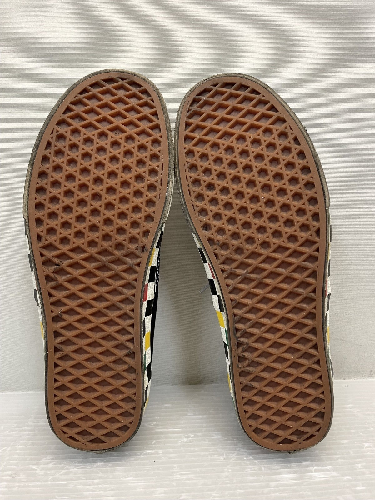 スニーカー VANS×WACKO MARIA AUTHENTIC ラスタチェッカー 26.5cm 黒