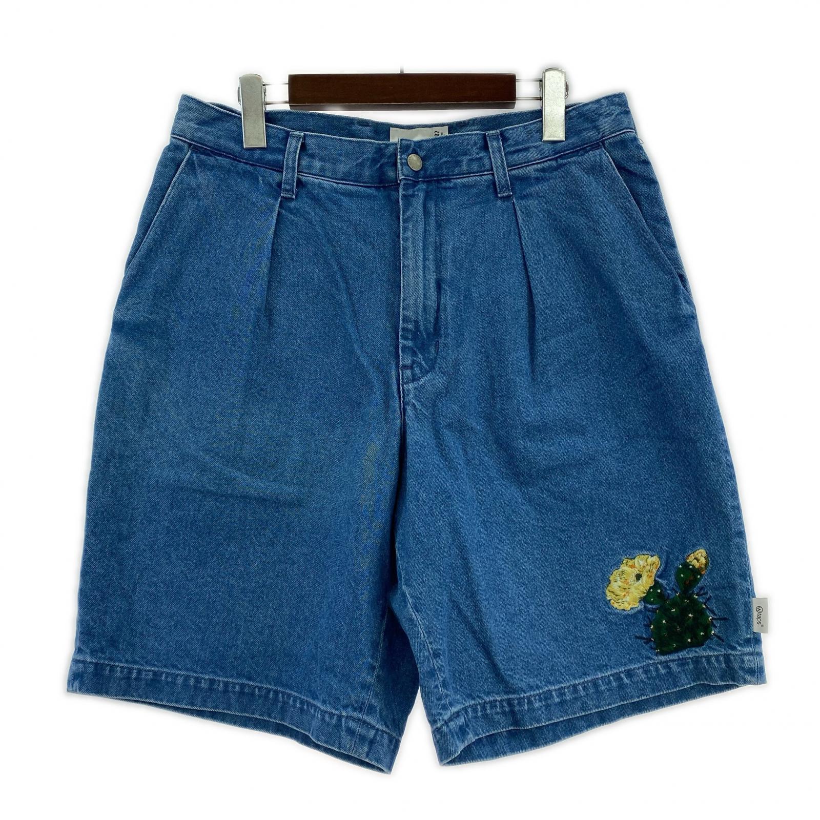 ショートパンツ 24SS SHORTS/COTTON.DENIM.CACTO -size×02 ブルー