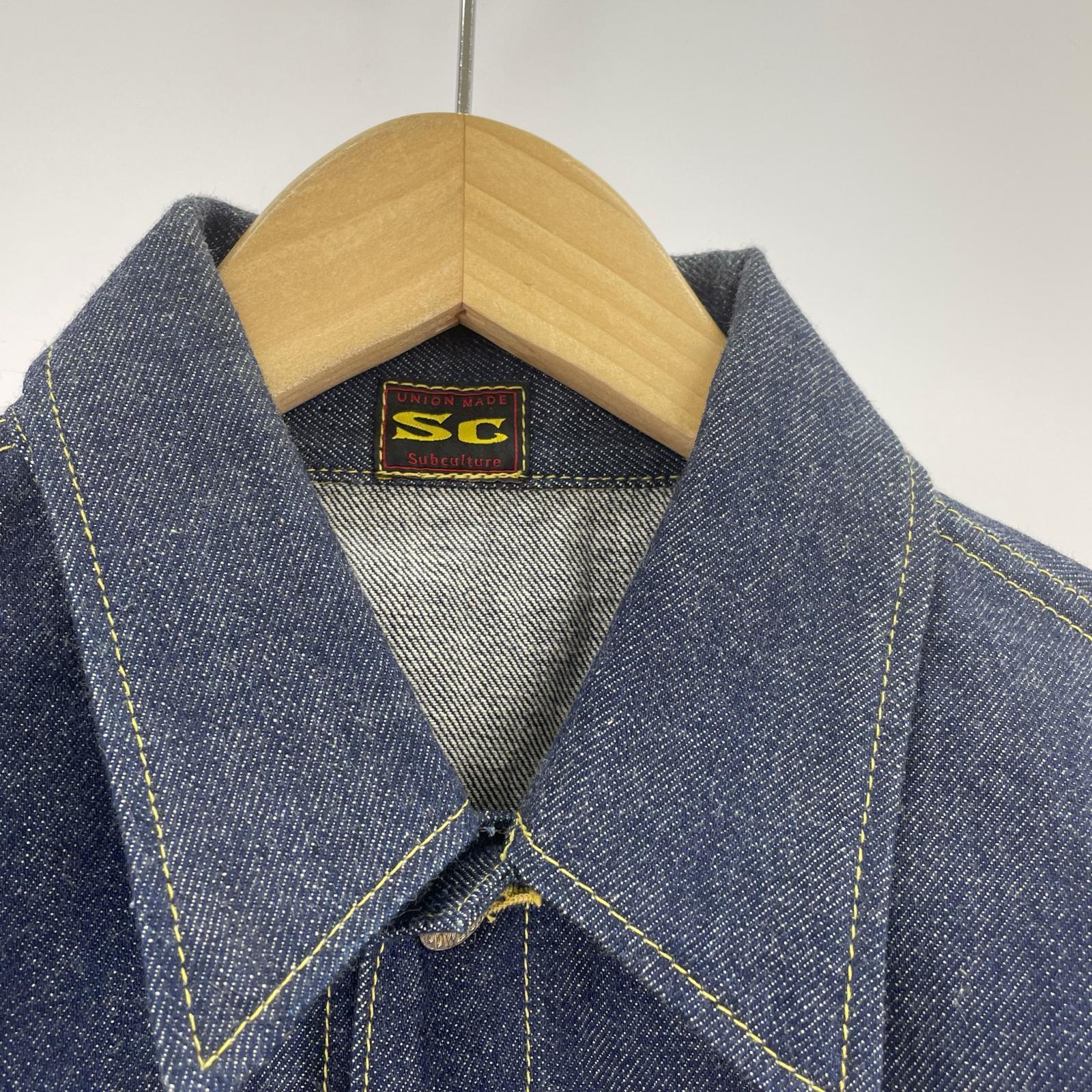 デニムジャケット C01 COWBOY JACKET (1) SCJK-CL10 ブルー
