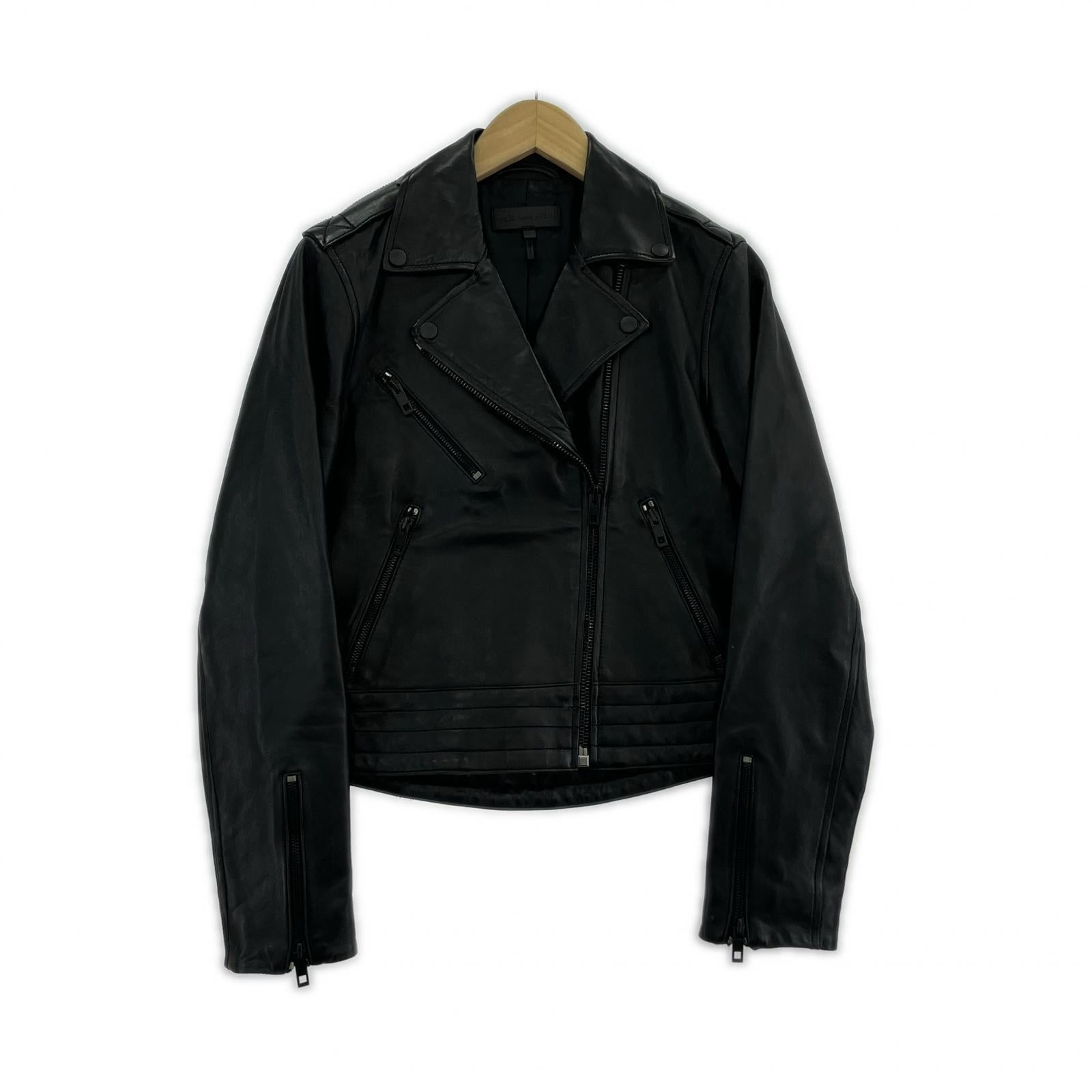 ライダースジャケット rag & bone/BLK S ブラック