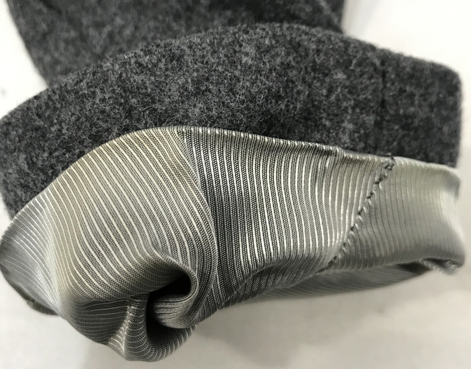 ジャケット ウールメルトンジップアップコート/GRY 1 グレー