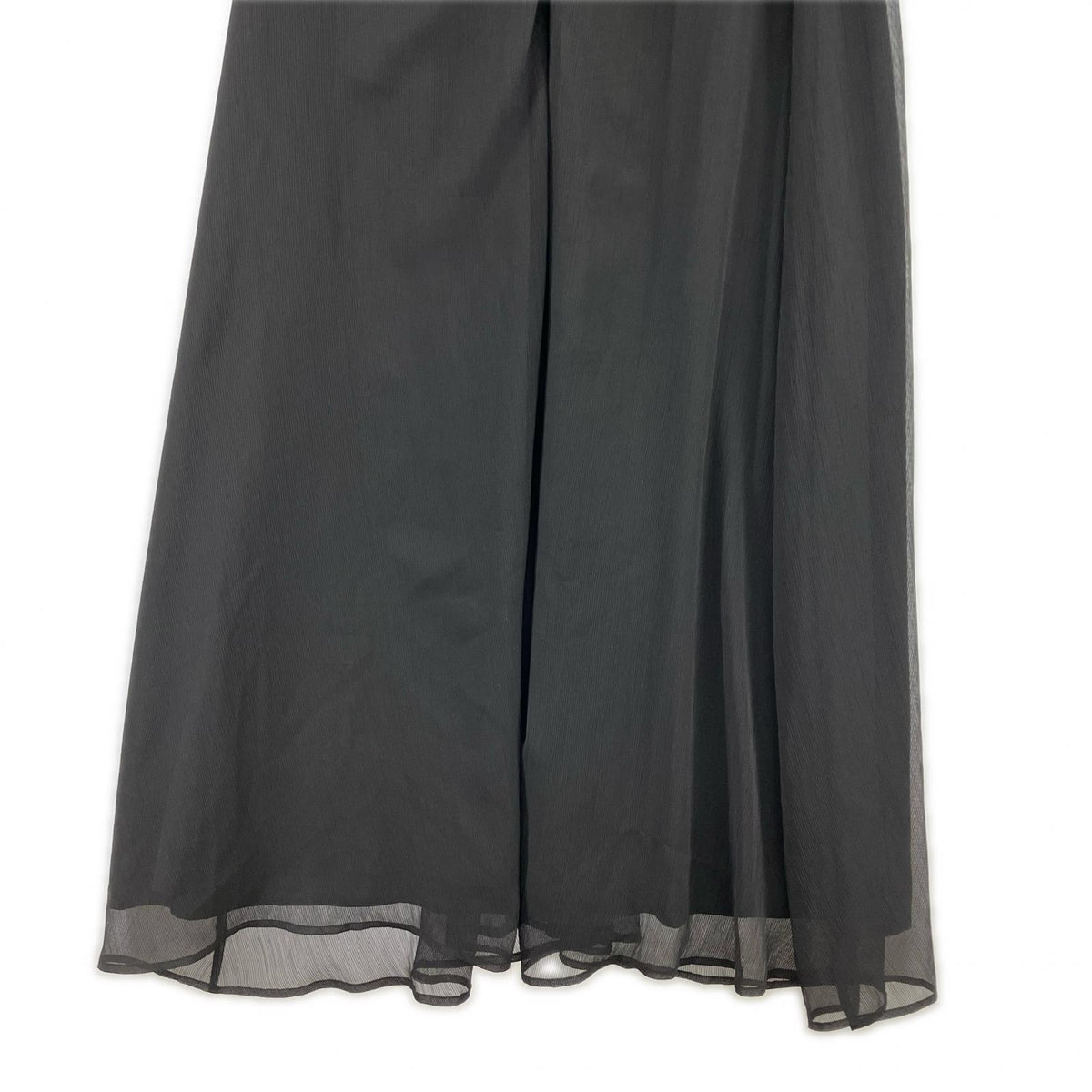 ワンピース BACK SIDE OPEN CURTAIN DRESS/黒 M ブラック
