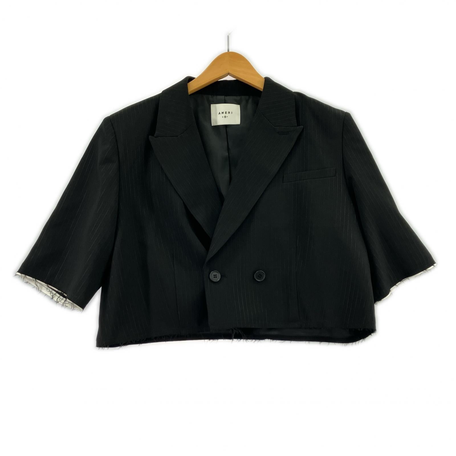 ジャケット CUT OFF SHORT JACKET M ブラック
