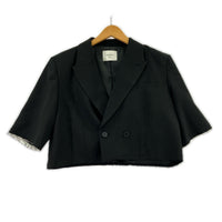 ジャケット CUT OFF SHORT JACKET M ブラック