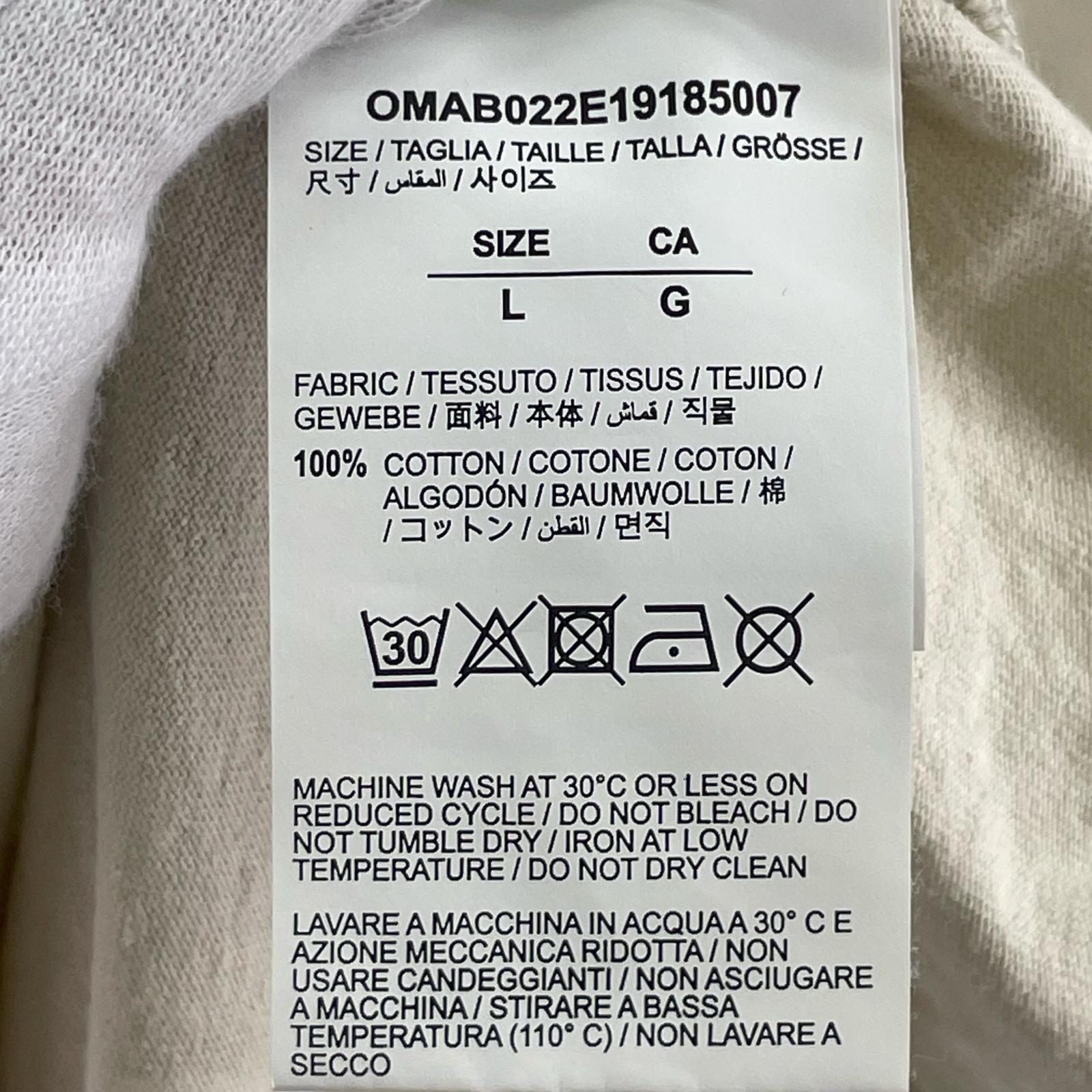 長袖Tシャツ 19AW Diag Bats Double Sleeve Tee L L ベージュ