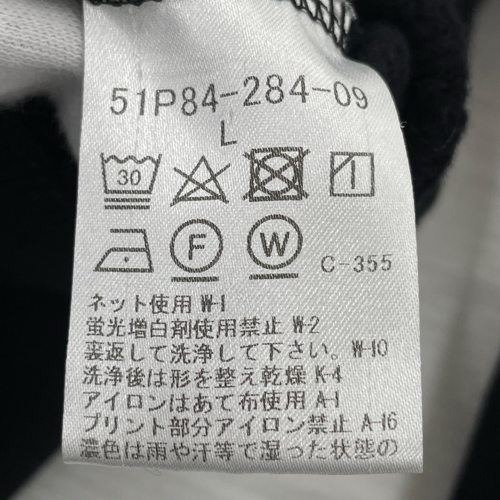 パーカー BLK/L L ブラック