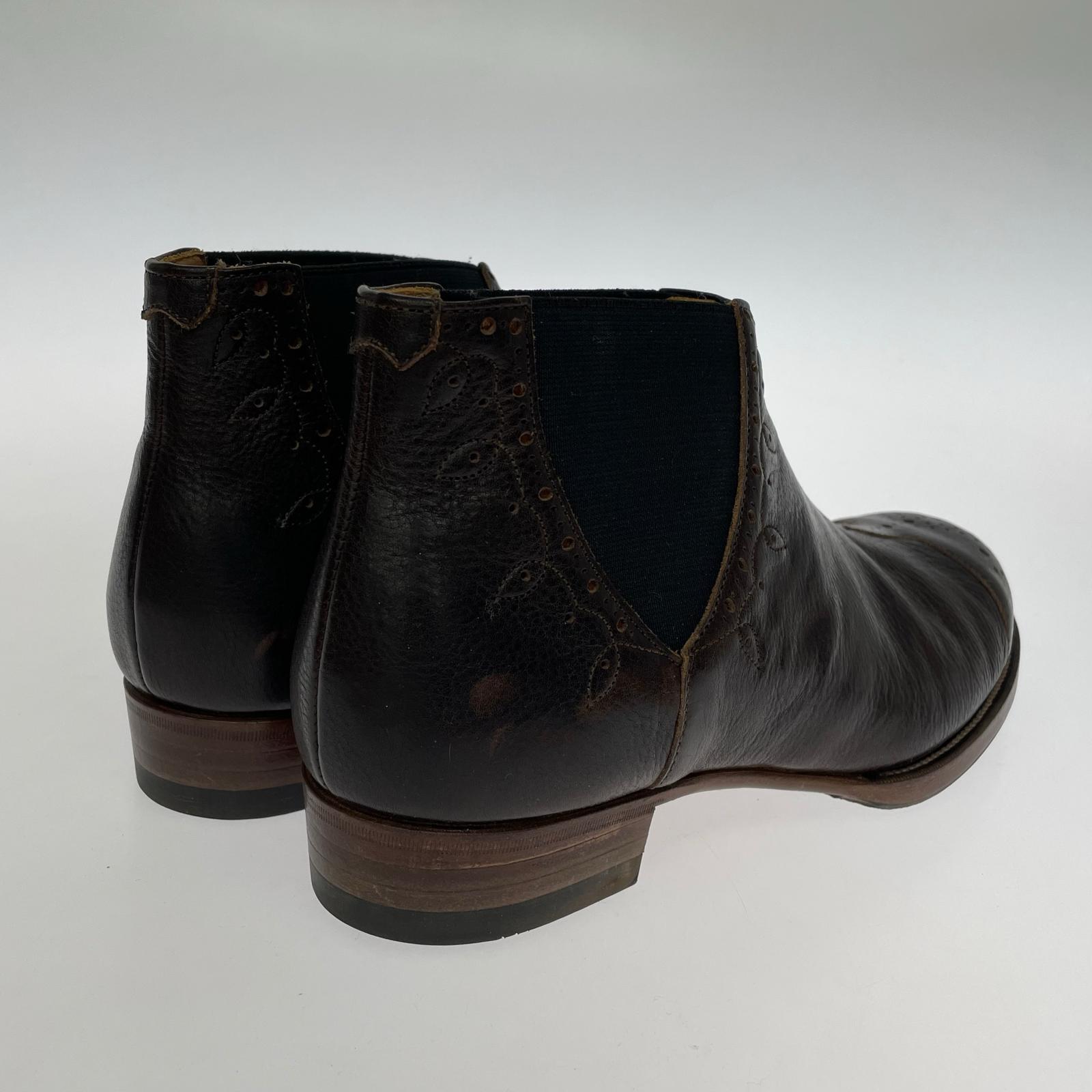 ブーツ The 2 Monkeys ELASTO(US7.5) ブラウン