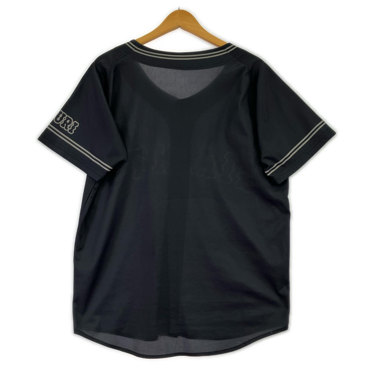 半袖シャツ Yohji Yamamoto×GIANTS ベースボールシャツ ブラック ブラック