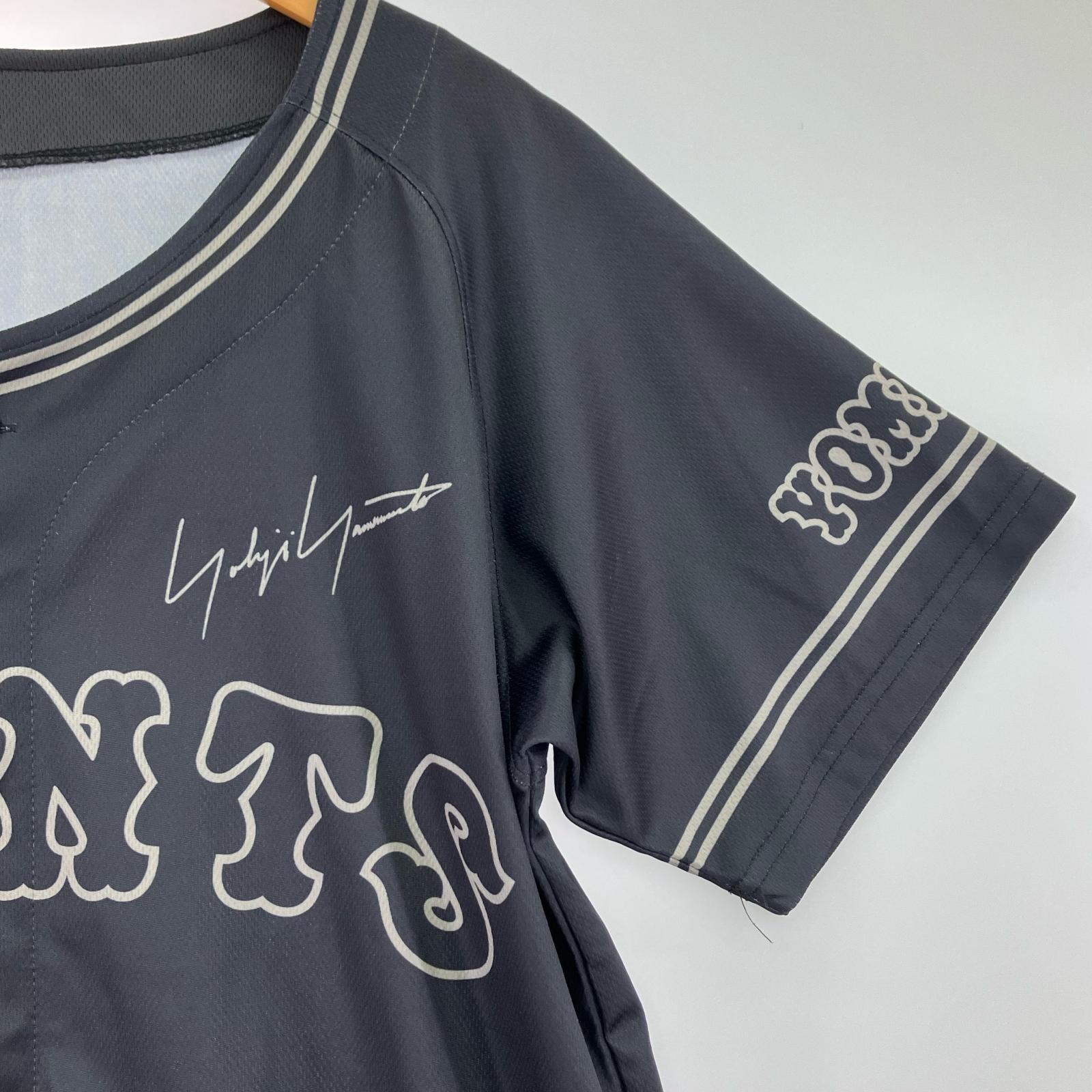 半袖シャツ Yohji Yamamoto×GIANTS ベースボールシャツ ブラック ブラック